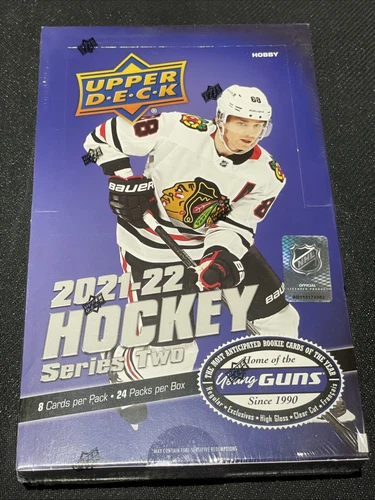 2021-22 UPPER DECK SERIES 2 HOBBY BOX YOUNG GUNS