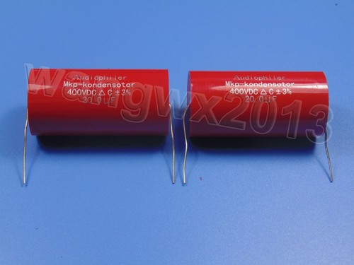 2pcs 400V 3.9uF MKP Crossover Membrane Polypropylene Non-Polarity