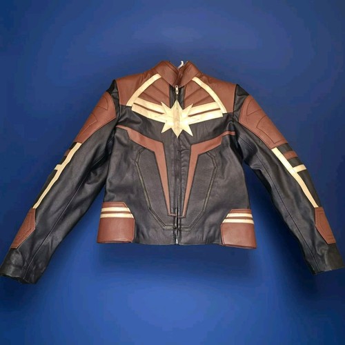 captain marvel leather jacket XS - 第 9/13 張圖片