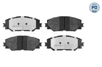 Bremsbelagsatz, Scheibenbremse MEYLE-PD: Advanced Performance A 025 243 3617/PD