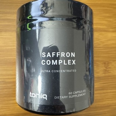 Toniiq Saffron Extract Complex   30mg Clinically Studied Safr Inside    EXP 1/28