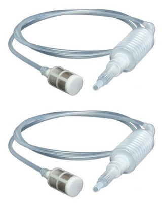 2-PCS 6ft Siphon Tube, Home Brewing Filter, Syphon Pump, Wine, Beer, White