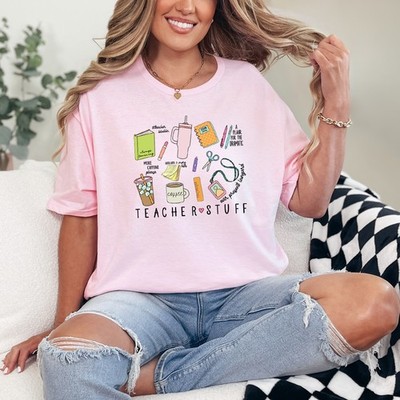 Teacher Stuff Always Learning More Damen ringgesponnenes T-Shirt Lehrerleben