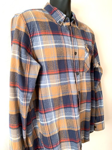 Camisa de invierno vintage de franela gruesa grande alta para hombre campo y bosque a cuadros invierno - Imagen 3 de 6