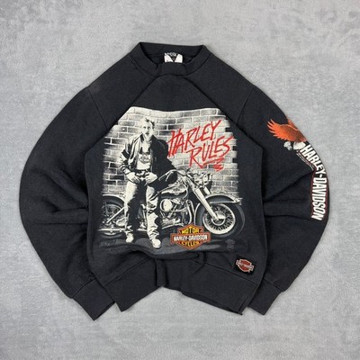 Vintage Harley Davidson 80s Speed Limit Seventy SSI R James Dean Gr. S Sweatshirt