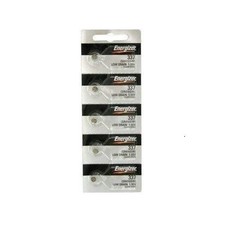 Energizer 337 SR416SW Silver Oxide Watch Battery, On Tear Strip Pack of 5