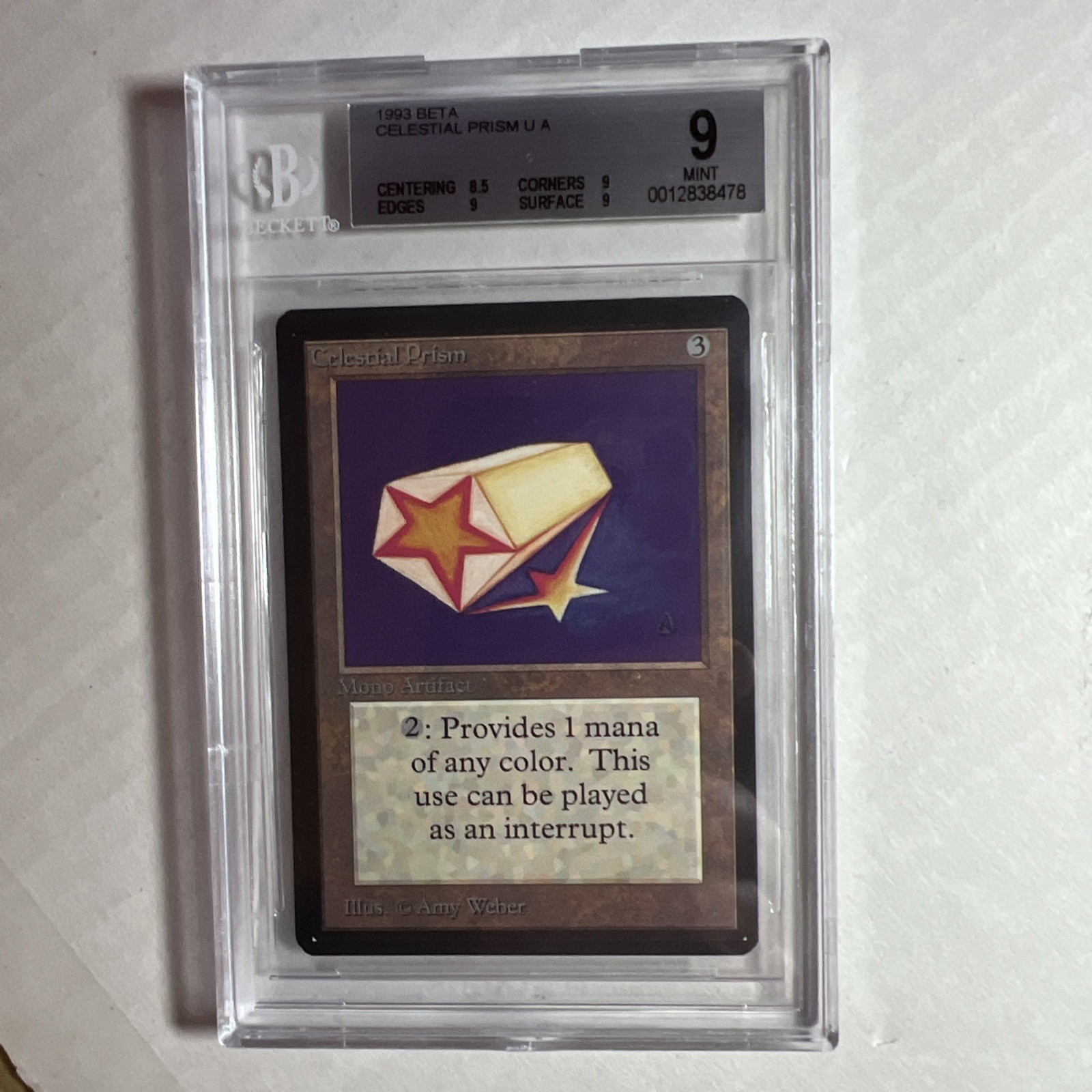 MTG Beta Celestial Prism BGS 9 MINT (with 3 9 subs) 1993