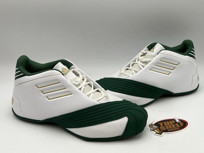 DS Adidas T-Mac 1 White Team Dark Green 2022 Size 11 Tracy McGrady