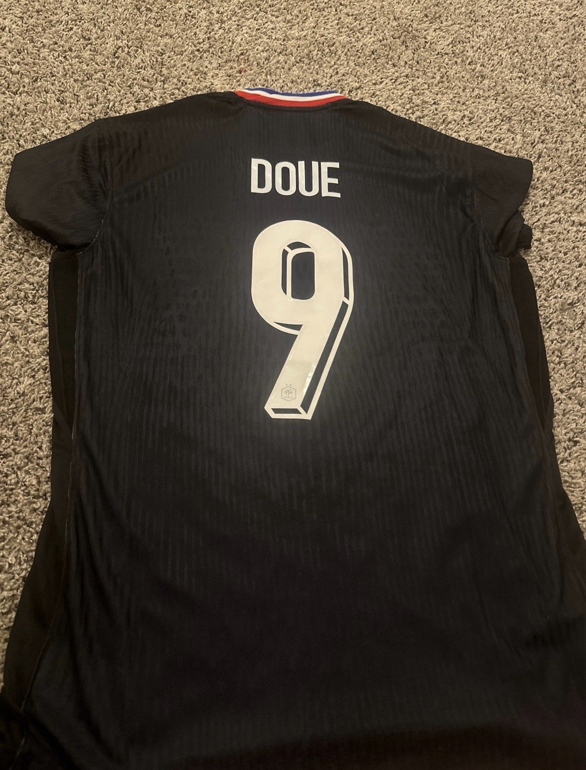 Balenciaga France National Team DOUE #9 Black Official Men's Soccer Jersey thumbnail 2