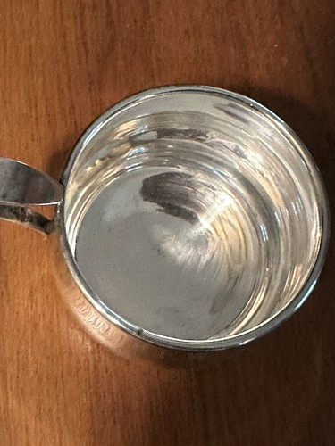 International Sterling Baby Cup, Monogrammed “KEW” 48.1 Grams - Picture 3 of 4