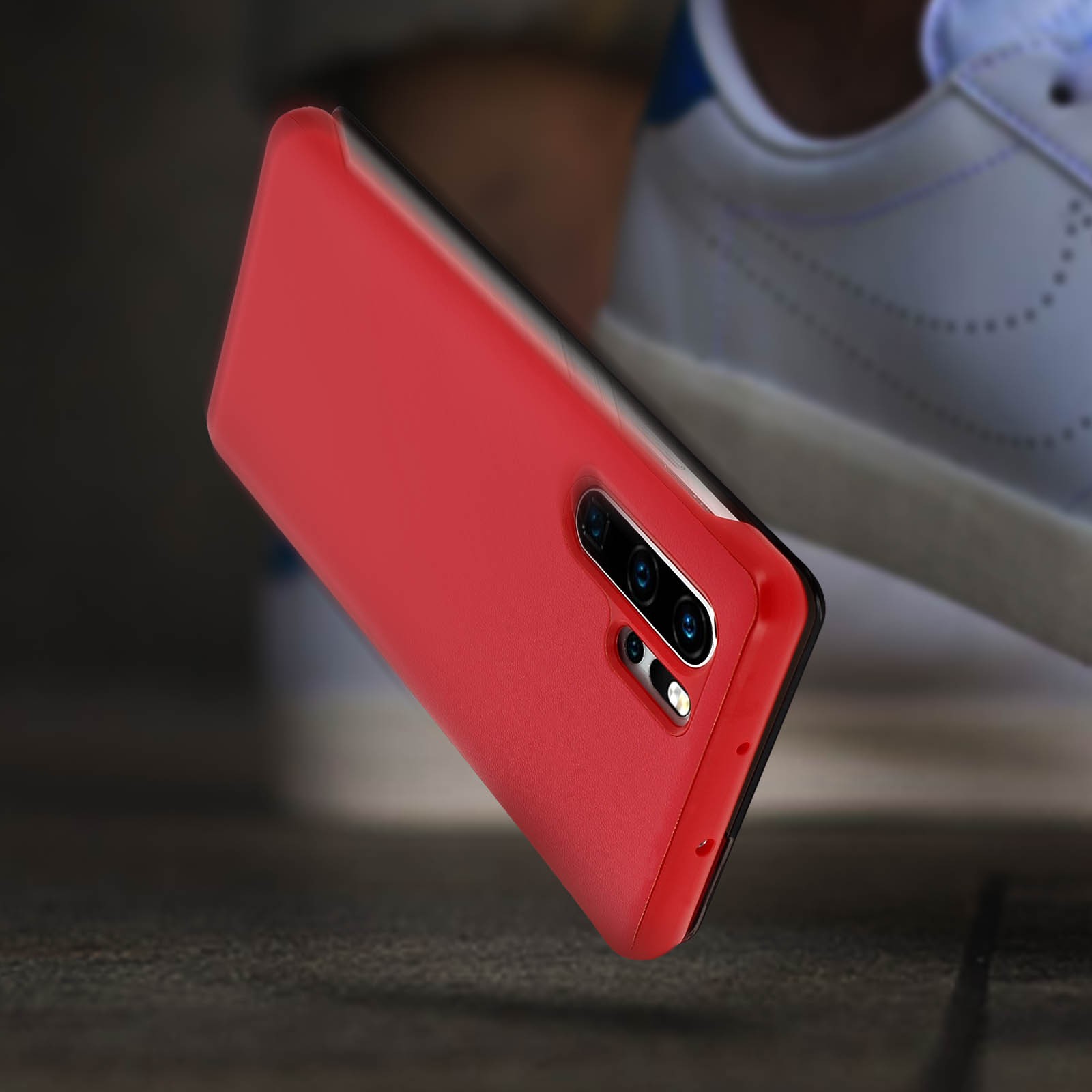 Housse Huawei P30 Pro avec rabat miroir pour notifications - 4