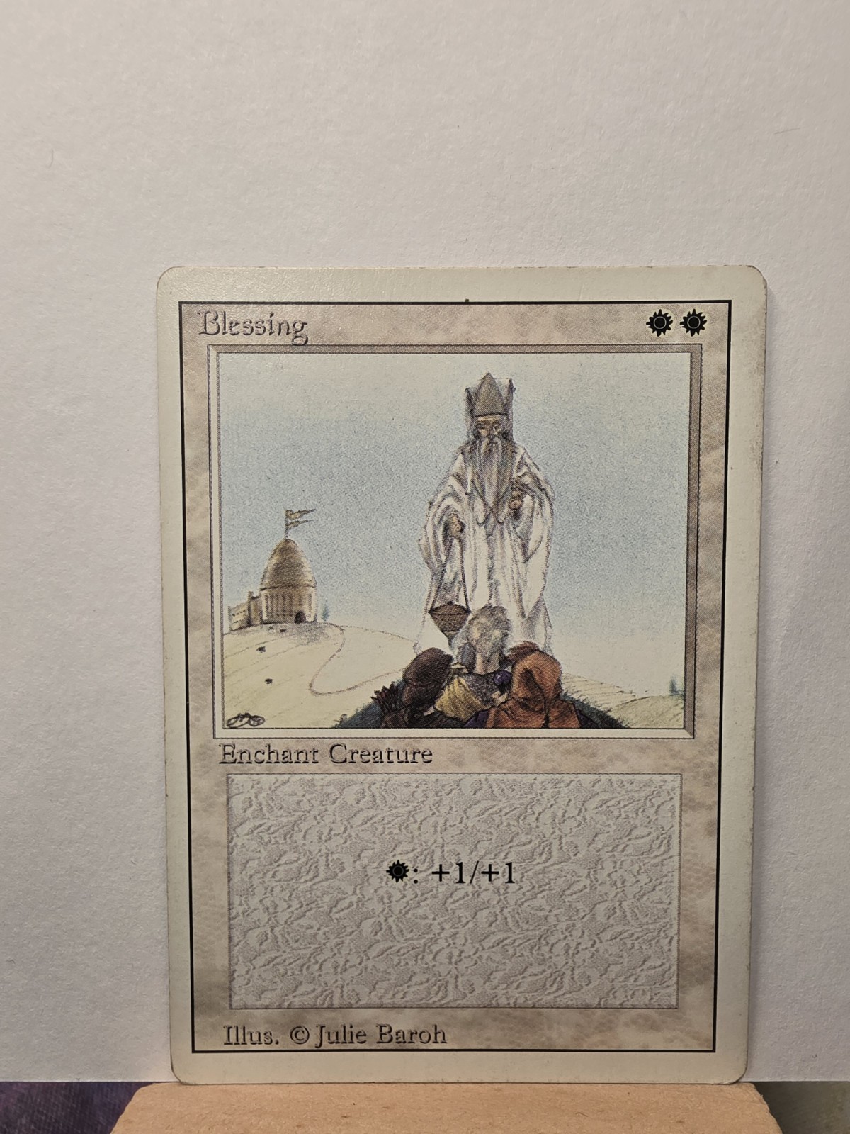 1994 Magic: The Gathering Revised Edition Blessing (#6, Rare, Moderately Played)