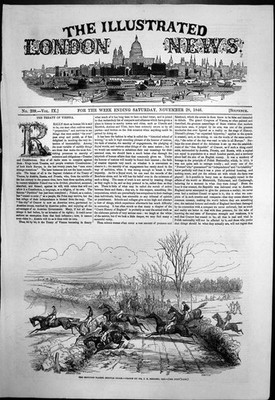 Antique Old Print Newport Pagnel Steeple Chase J F Herring Jumping Fence 1846