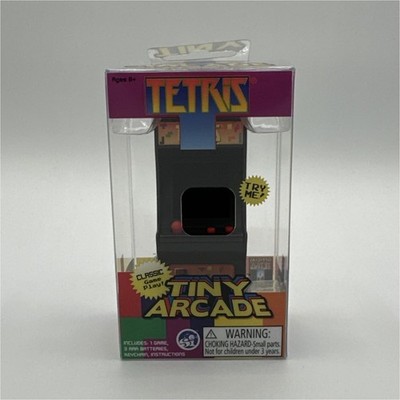 Super Impulse Tiny Arcade Tetris Handheld Electronic Game World's Smallest 574