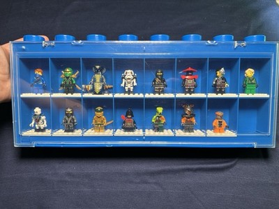 LEGO Ninjago Minifigures Lot Of 15 And Red Lego Display Case!
