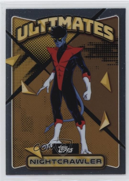 2025 Topps Finest X-Men '97 Rare Gold Nightcrawler #77 13wt