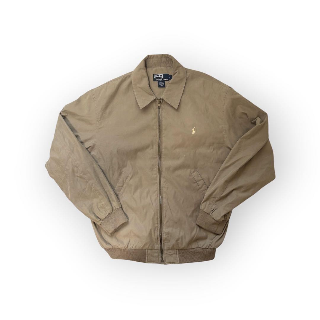 Polo Ralph Lauren Vintage Cotton Jacket Beige XL Men’s Excellent Condition