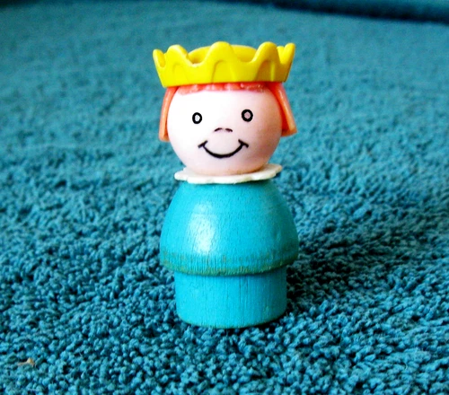 Vintage Fisher Price Little People Castle Wood Princess