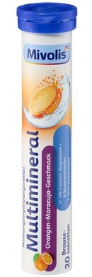 15x Mivolis Multi-Mineral Effervescent Tablets 20 pcs, 82 g; Ships from Germany!