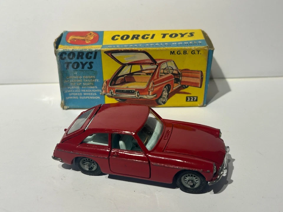 Corgi Toys 327 MGB.GT 327 Boxed, Original, Vintage, Rare. - Image 2 of 4