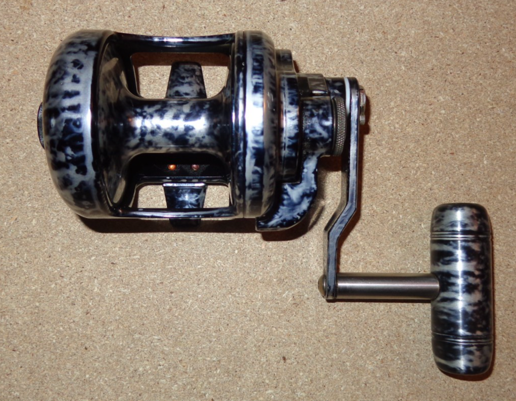 Limited Camo Accurate Boss Magnum 870 Single-Speed Lever-Drag