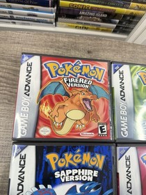 5 Pokemon Bundle Custom Game Case For Nintendo Gameboy Advance GBA  *NO GAME*