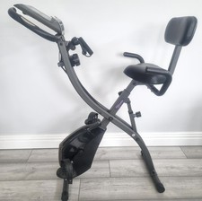 Slim Cycle 2-in-1 Stationary Exercise Bike - Black