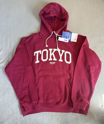 PALACE CHAMPION SHOP HOOD TOKYO BURGUNDY XL