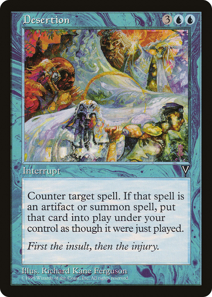 Desertion (MP) Visions VIS Magic MTG
