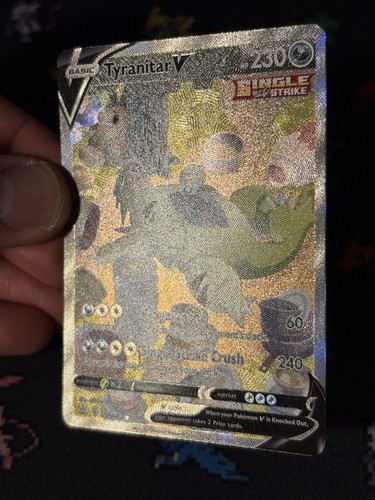 Pokémon Karten Tyranitar V 155/163 Alternative Art Kampfstile - (NM) - Bild 3 von 6