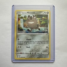 Galarian Meowth 180/264 Pokémon TGC Fusion Strike