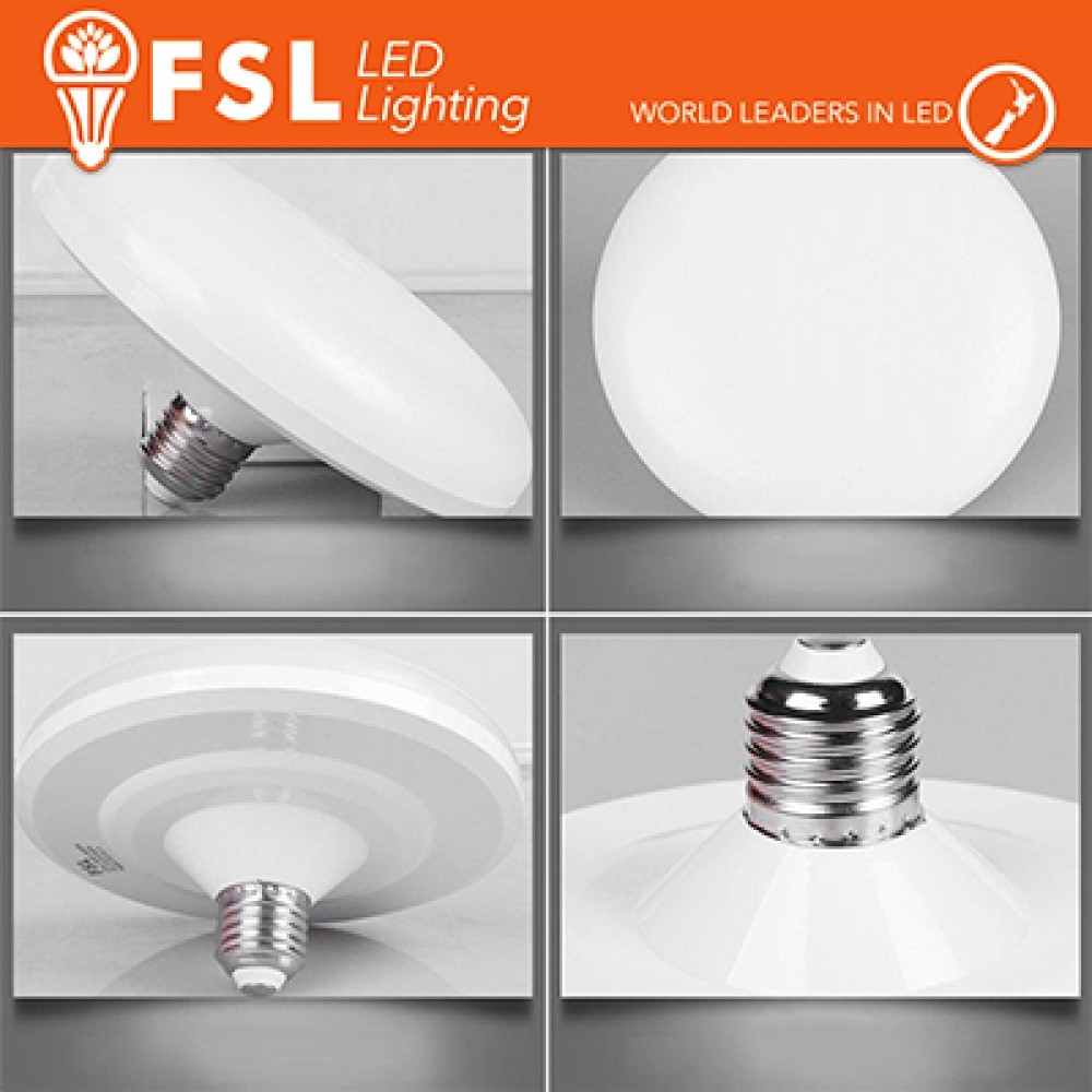 Lampadina UFO LED 16W E27 1200LM | Diametro 150mm Luce 4000K Professionale