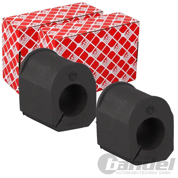2X febi 23Mm Stabilager Vorne Passend FüR Renault Megane Links+Rechts-image