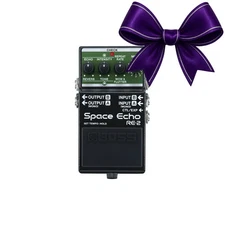 BOSS RE-2 Space Echo Compact Full Stereo I/O Delay Reverb Effects Pedal TONE