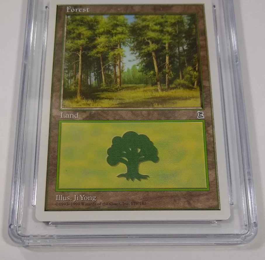 CGC 9 Forest 179 MTG Graded MINT Common Portal Three Kingdoms P3K NM - Image 3 of 4