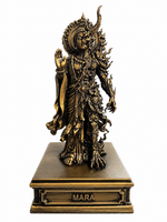 Mara Figur 24Cm Bronze GöTtin Buddhistisch Deko Skulptur SpiritualitäT Buddha