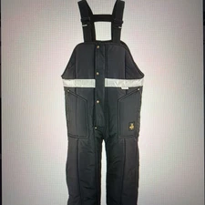 RefrigiWear Iron-Tuff Enhanced Visibility Bib Overalls - HiVis, Insulated Work