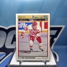 1991-92 O-Pee-Chee Premier #118, VLADIMIR KONSTANTINOV SP RC ??? Rookie Card. rookie card picture