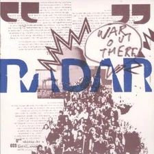 Radar (Indie Group) War Out There 7" vinyl UK Emi 2007 limited edition Red vinyl