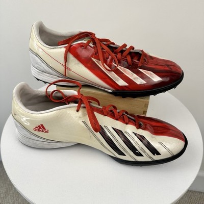 Adidas F10 TRX Lionel Messi rot Astroturf Turnschuhe Fußballschuhe Turnschuhe UK 9