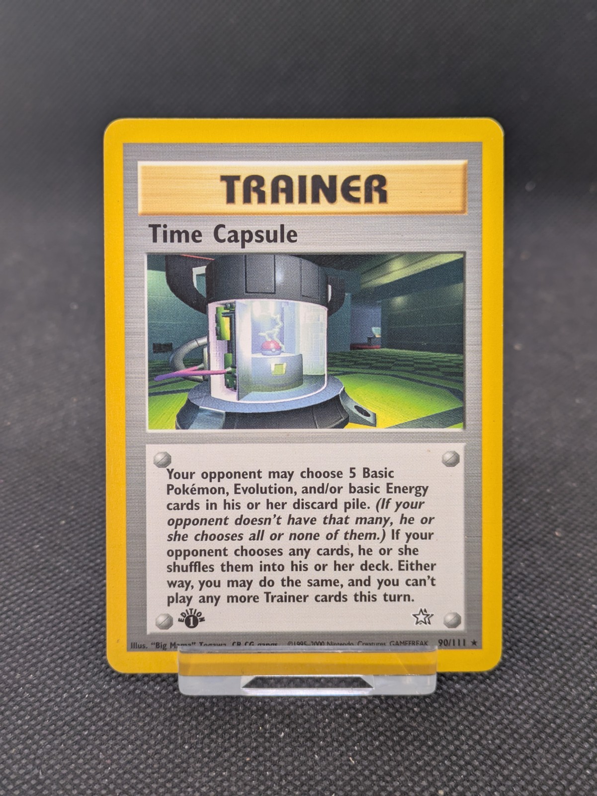 Time Capsule 90/111 Neo Genesis 1st Edition Rare Pokemon Card WOTC NM