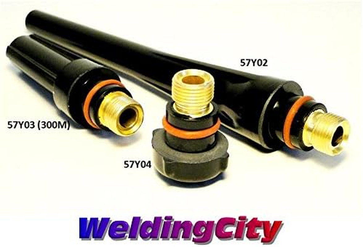 TIG Welding Torch Accessory Kit Stubby Setup (.040"-1/16"-3/32"-1/8") Collet-Gas
