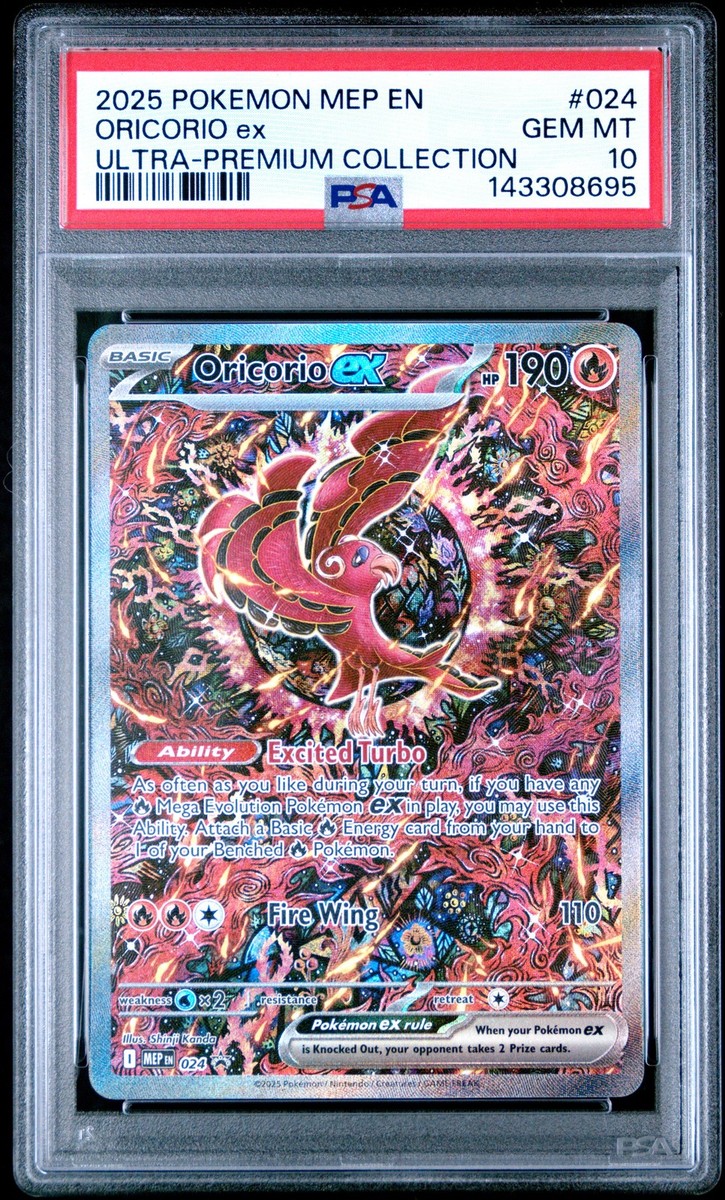 PSA 10 Oricorio Ex SIR Charizard UPC #024 2025 Pokemon Promo