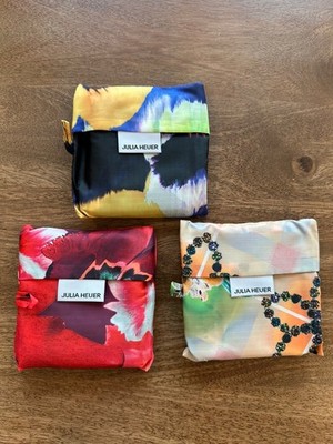 NWT BAGGU Set of 3 Standard Size Reusable Bags Julia Heuer | eBay