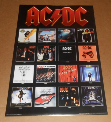 AC/DC 2003 Poster (album covers) 36 x24 | eBay