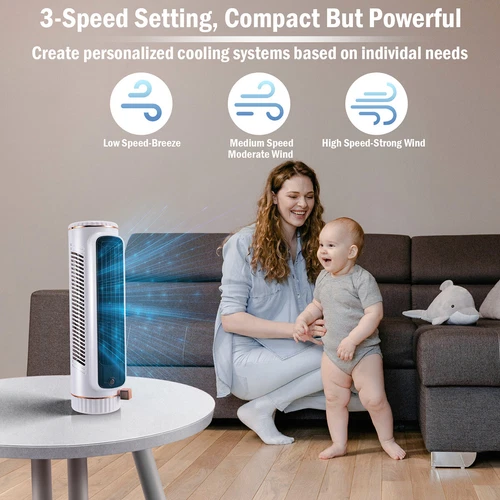 Air Conditioner Desktop Cooling Fan Wireless Desk Fan USB Charging for Home - Bild 6 von 15