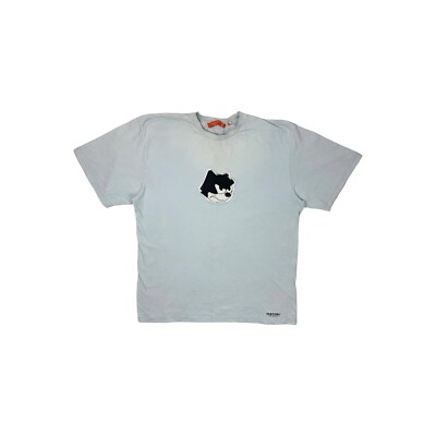 Vintage Iceberg History T-Shirt Fleix The Cat Herren Medium Blau Made In Italy