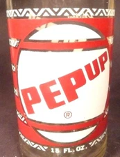vintage ACL pop SODA bottle:  PEP UP of SAN ANTONIO, TEXAS - 15 oz ACL