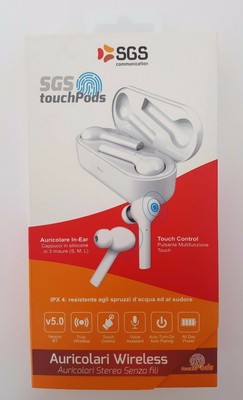 Auricolari Bluetooth SGS Airtouch Mini Bianco
