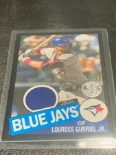 2020 TOPPS SERIES 2 1985 RELIC JERSEY LOURDES GURRIEL JR JERSEY BLACK #125/199